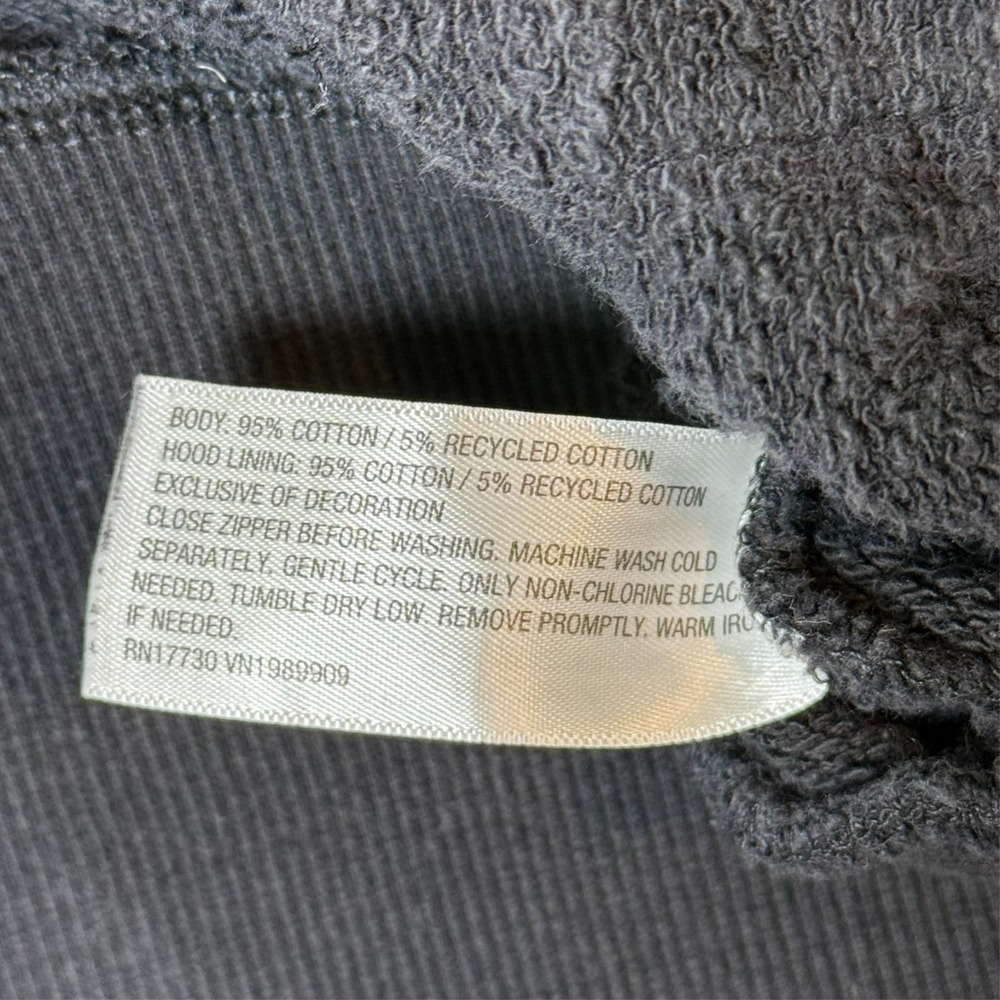 JoyLab Women's Hoodie XL Black Cropped Pullover Sweatshirt Athleisure Full Zip - Picture 4 of 9